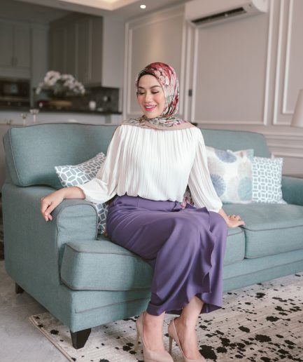 Elnina Skirt in Purple Yam